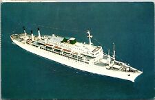 Vintage 1966 Advertising Postcard Cruise Liner SS Brasil & SS Argentina picture