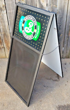 BROOKLYN BREWERY SIDEWALK SIGN Metal, Double Sided, A Frame, Black Dry Erase picture