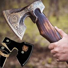 SHINY CRAFTS-Axes Handmade Viking Axe Hatchet Norse Battle Axe-Custom Handmad... picture