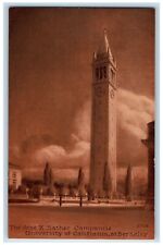 c1920 Jane K Sather Campanile University Exterior Berkeley California Postcard picture