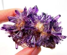 8.5 cm Russian Lab-grown Amethyst Quartz Crystal - ex Rock H Currier - Synthetic picture