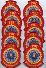 FBI EVIDENCE RESPONSE Patch Lot Trade Stock 10 Police Patches CSI POLICE PATCH picture