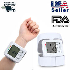 LCD Digital Wrist Blood Pressure Monitor BP Cuff Gauge Automatic Machine Tester picture