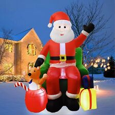 2023 New 7.5FT Santa Claus Inflatable Outdoor Decoration Large picture