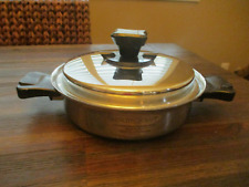 Vtg Health Craft 5 Ply Nicromium Surgical Steel 1 1/4qt Pot Sauce Pan w/ Lid USA picture