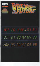 Back To The Future #1 2nd Print Flux Capacitor Clock Variant 2015 Comic IDW picture
