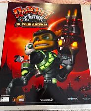 Ratchet And Clank / Jak 3 2004 Double Sided Retail Game Store Poster Rare Promo picture