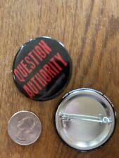 QUESTION AUTHORITY Button/pin Shipping included picture
