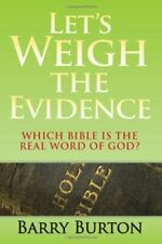 Let's Weigh the Evidence by Burton, Barry Book The Fast  picture