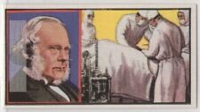 Lister Antiseptic Surgery Carbolic Acid Microbiology Pasteur Vintage Trade Card picture