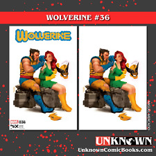 [2 PACK] WOLVERINE #36 [FALL] UNKNOWN COMICS MIGUEL MERCADO EXCLUSIVE VAR (08/09 picture