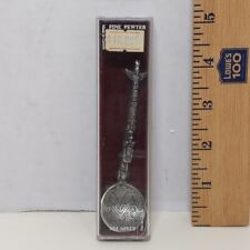 Boma Canada Collectible Spoon Find Pewter Totem Collectible Souvenir Silver Tone picture