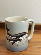 Vintage Otagiri Japan Humpback Whale Hand Painted Collectible Ceramic Coffee Mug picture