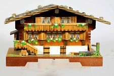 Vintage Edelweiss swiss Box Wooden German Germany Cabin House Flowers Lift Top picture