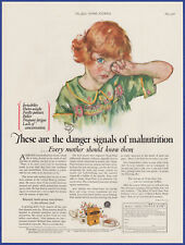 Vintage 1926 GRAPE-NUTS Breakfast Cereal Maud Tousey Fangel Art 20s Print Ad picture