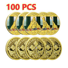 100PCS Souvenir Gold Art Medal Collection Last Supper Jesus Commemorative Coin picture