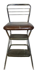 Vintage Cosco Kitchen Step Stool Chair picture