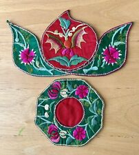 TWO MIAO EMBROIDERY PATCHES PIECES picture