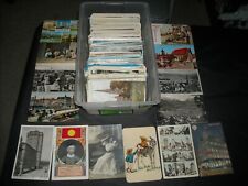 Huge Postcard Lot ALL FOREIGN Town Scenic Views Transportation Greetings + picture