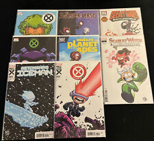 Marvel Comics Skottie Young Variant Lot (8)  IceMan Spider-Verse Fall of X picture