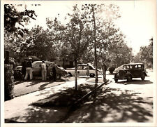 Accident Walnut St Allston Way Stockton CA Police Car 1950s org 8x10 Photo 10129 picture