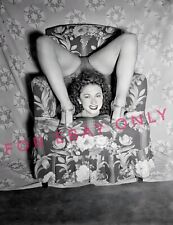 High Def HD Photo Print 1940's Sexy Flexible Woman Girl Legs over Her Head picture