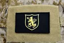 NSWDG Gold Squadron Lion Shield Embroider Patch Black & Gold DEVGRU SEAL Team 6  picture