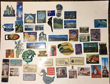 Lot Of 50 Assorted Refrigerator Magnets Souvenir Travel Humor Novelty Opener picture