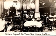 Real Photo Postcard Miller's English Tea Room in Fort Wayne, Indiana picture