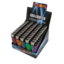 Classic Big Size Disposable Lighters With Display Case of 50 Pieces Wholesale picture