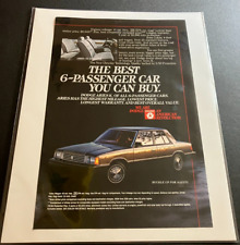 1984 Dodge Aries K 6-Passenger - Vintage Original Automotive Print Ad / Wall Art picture