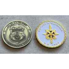 2pcs US Army Intelligence and Security Command MI Branch Military Challenge Coin picture