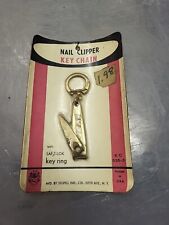 Vintage Nail Clipper Keychain By Stupell Industries Fifth Avenue New York USA picture