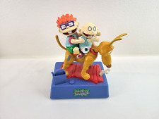 1997 Nickelodeon Rugrats Electronic Coin Bank Tommy Chuckie Spike (Missing Leg) picture
