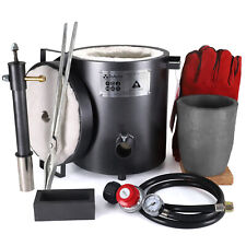 TOAUTO 12KG Propane Forge Gas Melting Furnace Foundry Kit Metal Copper Scrap US picture