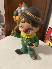 Vintage Ceramic Clown With Balloons  picture