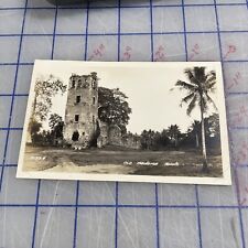 Vintage Postcard 1930s Old Panama Ruins RPPC picture