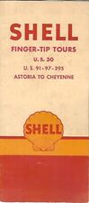 1946 SHELL OIL Tour Guide US ROUTE 30 Astoria Oregon Cheyenne Wyoming Twin Falls picture