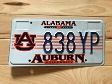 Alabama Auburn University License Plate picture