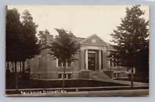 Postcard RPPC Public Library Rhinelander Wisconsin picture