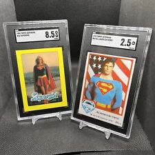 1984 Topps Supergirl #42 Supergirl Helen Slater DC Comics SGC 8.5 Pop 2 picture