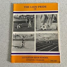 Vtg 1982 1983 Littleton High School Lions Colorado Football Sports Program picture