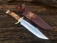 SHARDBLADE Custom Hand Forged D2 Steel Hunting Cleaver Big Bowie Knife W/SHEATH picture