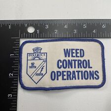 Vtg IMPERIAL DISTRICT WATER & POWER WEED CONTROL OPERATIONS Ad Patch 12V2 picture