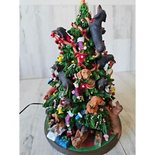 Danbury mint Dachshund Xmas tree weiner light up RARE AS IS decor dog puppy picture