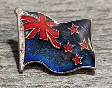 Australia Furling Flag With Shimmery/Iridescent Colors Vintage Lapel Pin picture