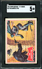 1966 TOPPS USA BATMAN A Series RED BAT #1 The Ghostly Foe SGC 5 EX Card picture