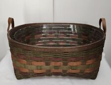 Longaberger 2007 American Craft Traditions Hostess Blanket Basket+Prot. LARGE picture