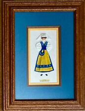 Sweden National Costume 12x16 Plaque 40th Anniversary NRMT picture