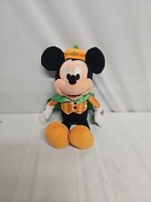 Hallmark Halloween Pumpkin Prince Mickey Mouse Plush Disney Green Cape Orange  picture